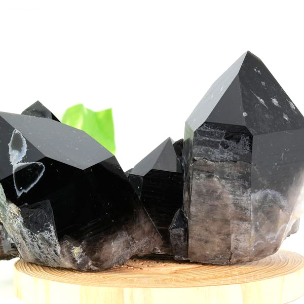 アーカンソー産　黒水晶　クラスター　スモーキークォーツ　煙水晶　アーカンソー水晶　結晶　原石　パワーストーン