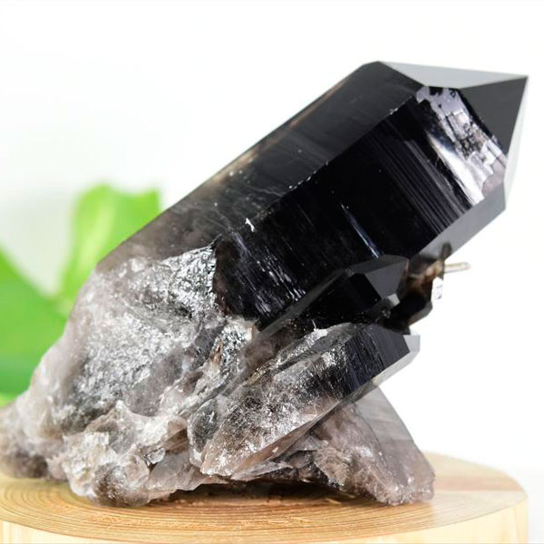 アーカンソー産　黒水晶　クラスター　スモーキークォーツ　煙水晶　アーカンソー水晶　結晶　原石　パワーストーン