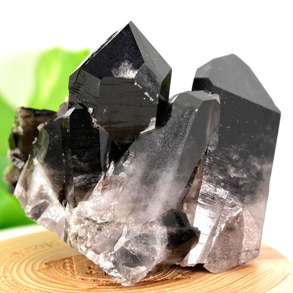 アーカンソー産　黒水晶　クラスター　スモーキークォーツ　煙水晶　アーカンソー水晶　結晶　原石　パワーストーン