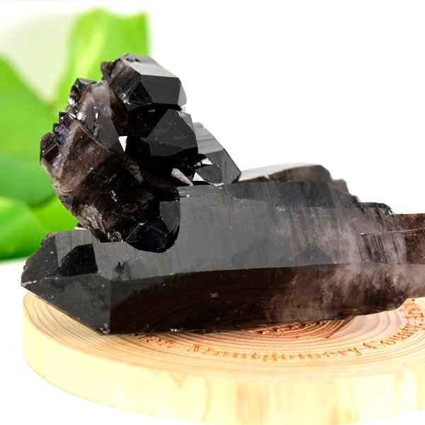 アーカンソー産　黒水晶　クラスター　スモーキークォーツ　煙水晶　アーカンソー水晶　結晶　原石　パワーストーン