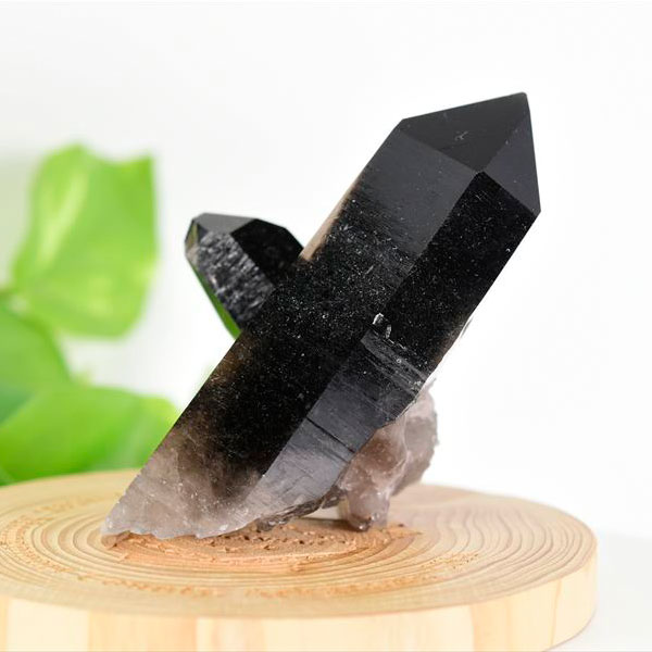 アーカンソー産　黒水晶　クラスター　スモーキークォーツ　煙水晶　アーカンソー水晶　結晶　原石　パワーストーン