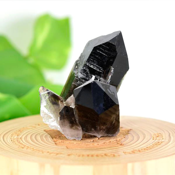 アーカンソー産　黒水晶　クラスター　スモーキークォーツ　煙水晶　アーカンソー水晶　結晶　原石　パワーストーン