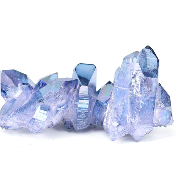 アクアオーラ　スカイブルーオーラ　アーカンソー　水晶　タンザンオーラ　オーラクォーツ　蒸着水晶　原石