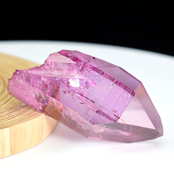 パープルミストオーラ マゼンタオーラ パープルオーラ アーカンソー 水晶 オーラクォーツ 蒸着水晶 原石