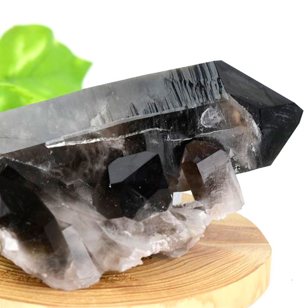 アーカンソー産　黒水晶　クラスター　スモーキークォーツ　煙水晶　アーカンソー水晶　結晶　原石　パワーストーン