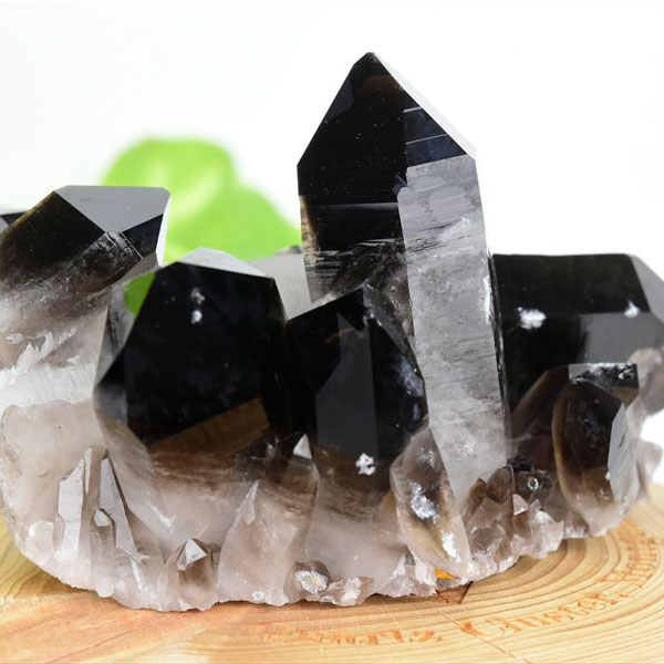 アーカンソー産　黒水晶　クラスター　スモーキークォーツ　煙水晶　アーカンソー水晶　結晶　原石　パワーストーン