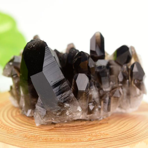アーカンソー産　黒水晶　クラスター　スモーキークォーツ　煙水晶　アーカンソー州産水晶　結晶　原石　パワーストーン