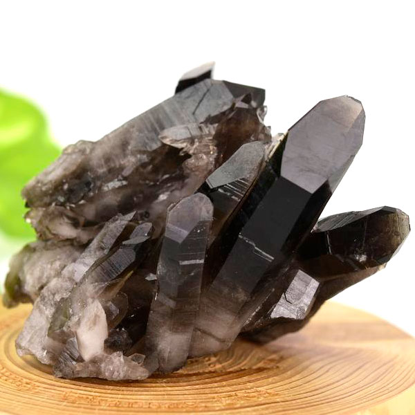 アーカンソー産　黒水晶　クラスター　スモーキークォーツ　煙水晶　アーカンソー州産水晶　結晶　原石　パワーストーン