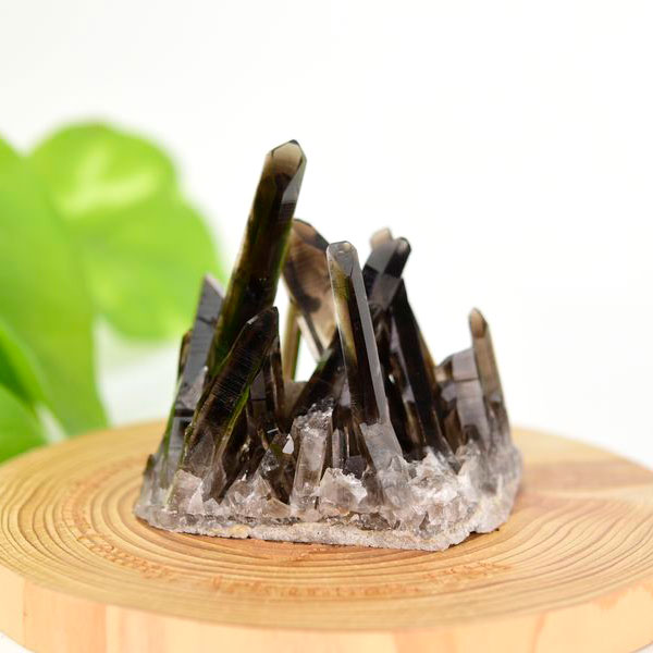 アーカンソー産　黒水晶　クラスター　スモーキークォーツ　煙水晶　アーカンソー州産水晶　結晶　原石　パワーストーン