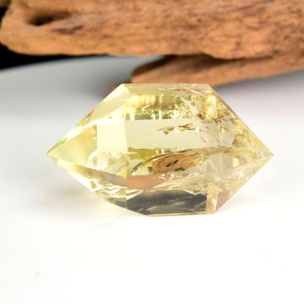 レインボーシトリン 虹入り シトリン 黄水晶 ダブルポイント DT ダブルターミネイテッド 両剣水晶 天然石 パワーストーン