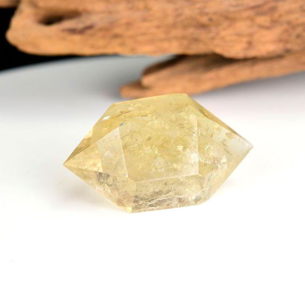 レインボーシトリン 虹入り シトリン 黄水晶 ダブルポイント DT ダブルターミネイテッド 両剣水晶 天然石 パワーストーン