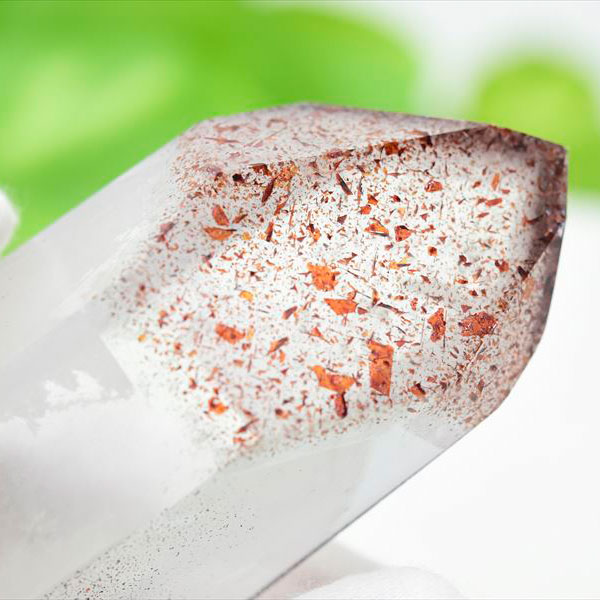 ファイアークォーツ ファイヤークォーツ レピドクロサイト 水晶 ポイント 原石 天然石 パワーストーン