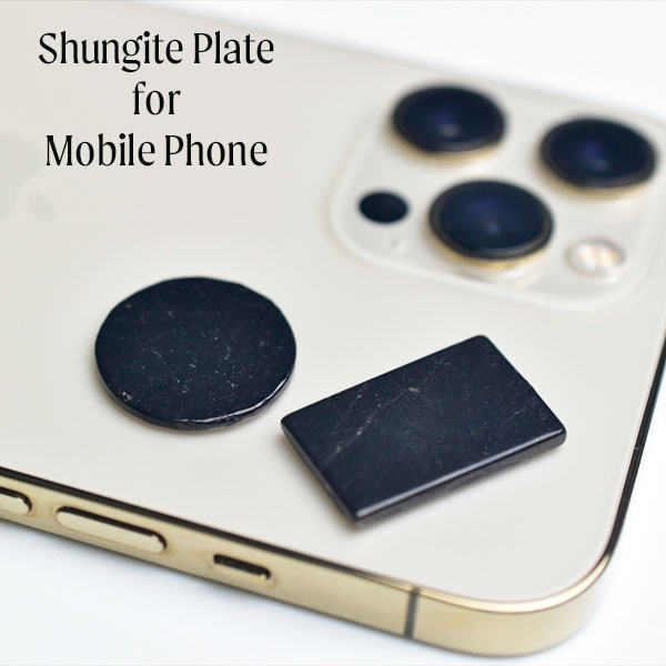 シュンガイト　カレリア　shungite　電磁波防止　5G　スマホシール　プレート　フラーレン　天然石　パワーストーン