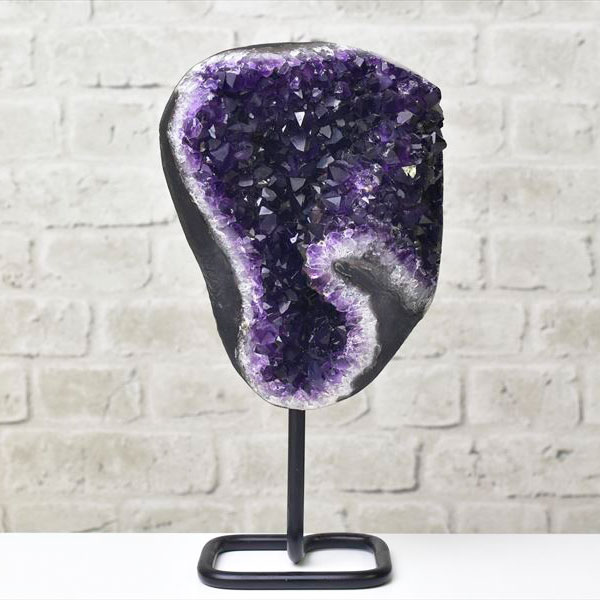 アメジストクラスター　ウルグアイ産　アメジスト　原石　スタンド　インテリア　浄化　天然石　パワーストーン
