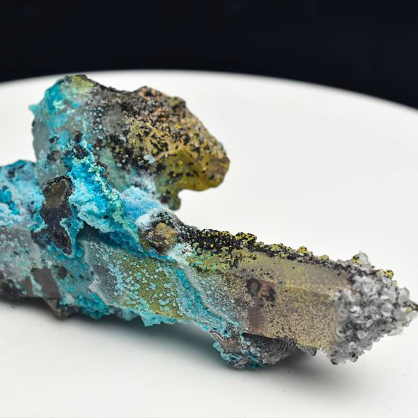 クリソコラクォーツ　chrysocolla with quartz　ペルー　テンタドラ　テンタドーラ　tentadora　原石　結晶　標本　天然石