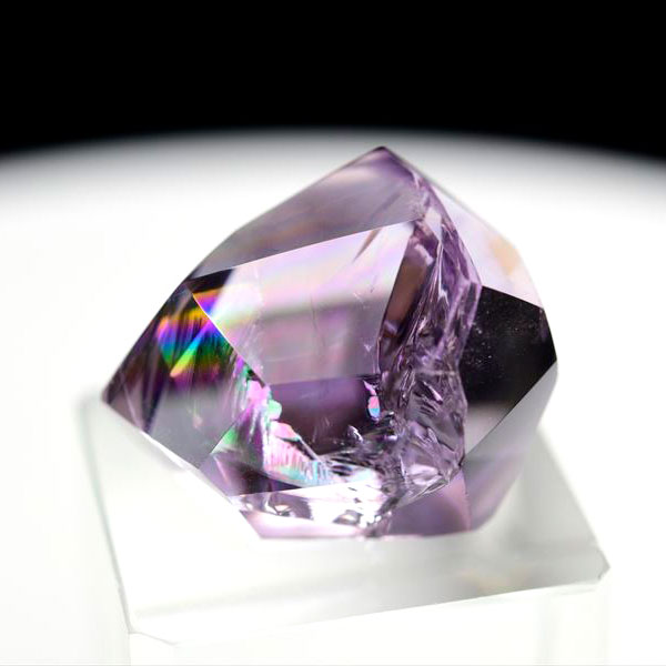 ラベンダーアメジスト　タンブル　レインボー　虹入り　レインボーアメジスト　紫水晶　パワーストーン