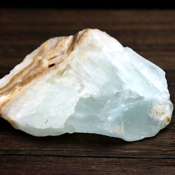 カリビアンカルサイト　アラゴナイト　アフガニスタン産　ラフカット　原石　置物　天然石　パワーストーン　