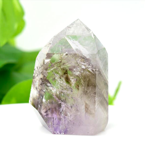 アメジストファントム 六角柱 ポイント｜紫水晶｜ブラジル産｜置物