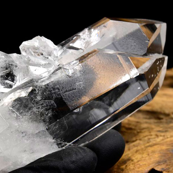 ゼッカデソウザ　ゼカデソウザ　zeca de souza　ゼッカ水晶　ゼッカデソーザ　コリント　天然水晶　原石