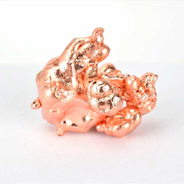 ミシガン州　自然銅　カッパー　コッパー　スカルプチャー　立体　原石　標本　Copper Sculpture