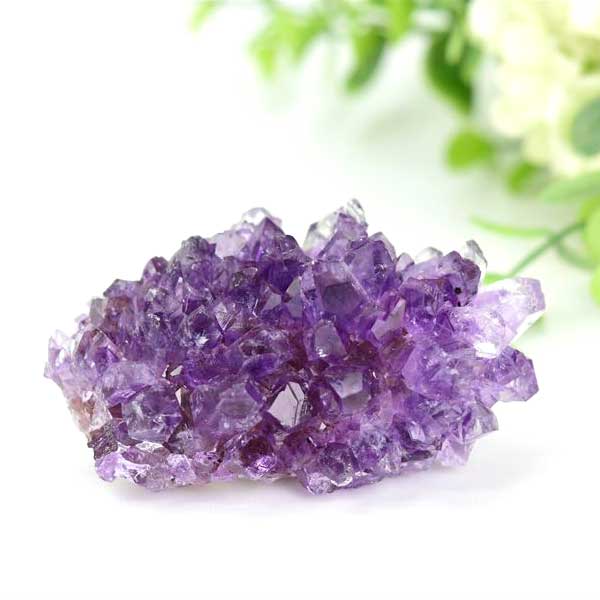 ウルグアイ産 アメジストクラスター スタラクタイト アメジスト 結晶 原石 フラワーアメジスト Stalactite Amethyst