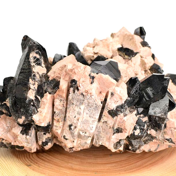 黒水晶　モリオン　原石　結晶　山東省　五蓮　浄化　魔除け　厄除け　お守り　天然石　パワーストーン
