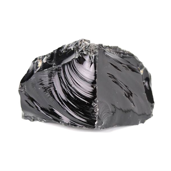 メキシコ産 オブシディアン 黒曜石 Obsidian ラフカット 原石 未加工 非研磨 天然石