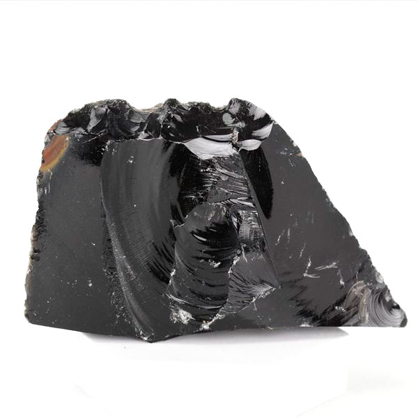 メキシコ産 オブシディアン 黒曜石 Obsidian ラフカット 原石 未加工 非研磨 天然石