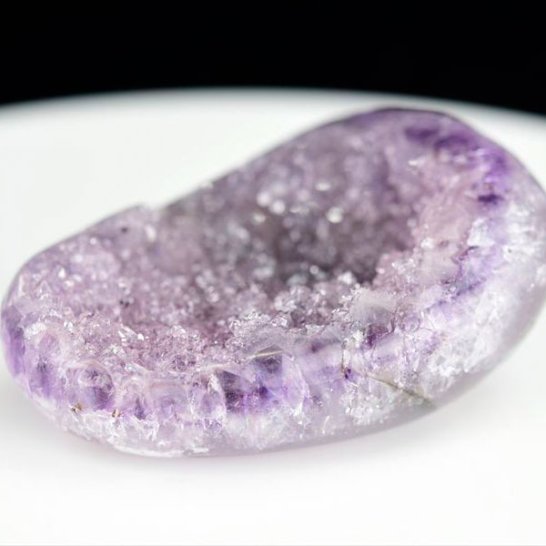 スノーキャップアメジスト シュガーアメジスト ドゥルージー アメジストクラスター 原石 ウルグアイ産 紫水晶 Snowcap Sugar Amethyst