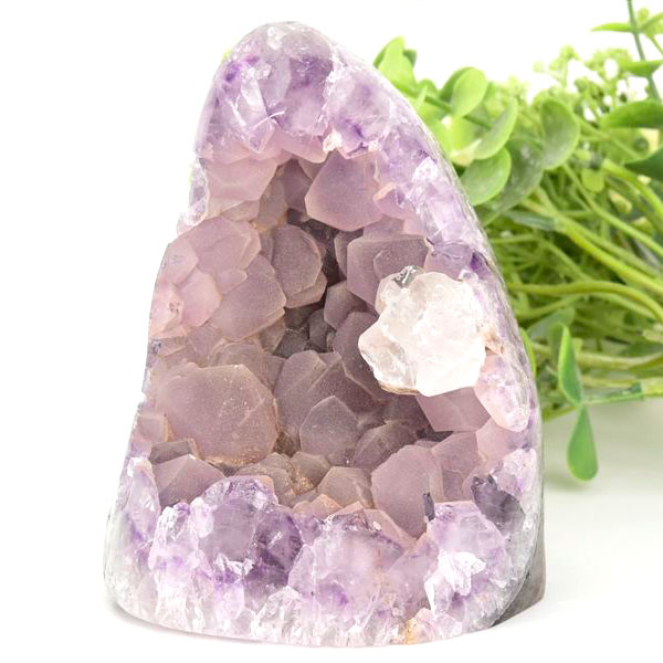 スノーキャップアメジスト シュガーアメジスト ドゥルージー アメジストクラスター 原石 ウルグアイ産 紫水晶 Snowcap Sugar Amethyst