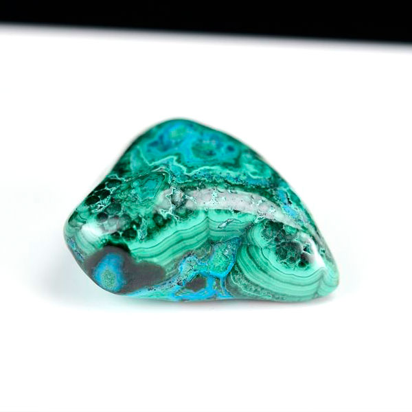 クリソコラ マラカイト 珪孔雀石 コンゴ タンブル 磨き 置物 Chrysocolla Malachite
