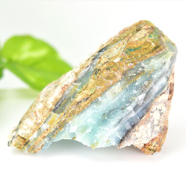 ブルーオパール　アンデスオパール　スカイブルーオパール　ペルー　アカリ鉱山　原石　ラフカット　天然石　opal