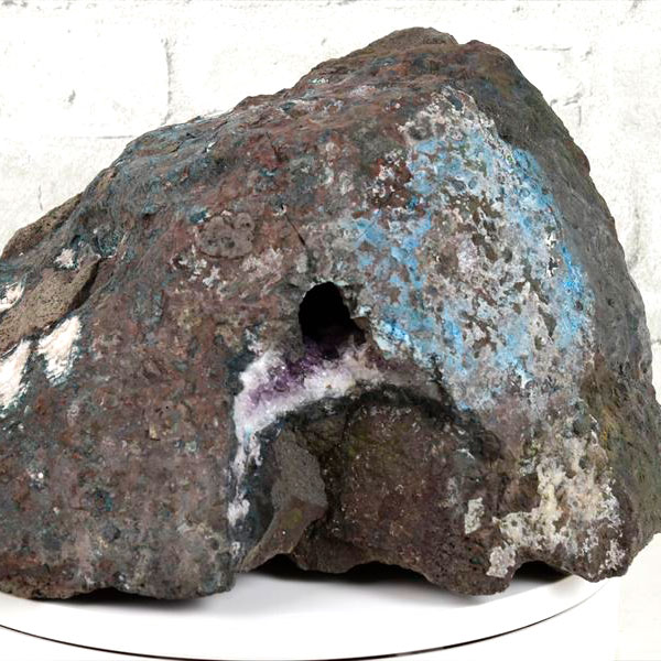 アメジストジオード　割れてないアメジスト　アメジストドーム　原石　amethyst geode　ブラジル産　紫水晶　岩石　希少　晶洞