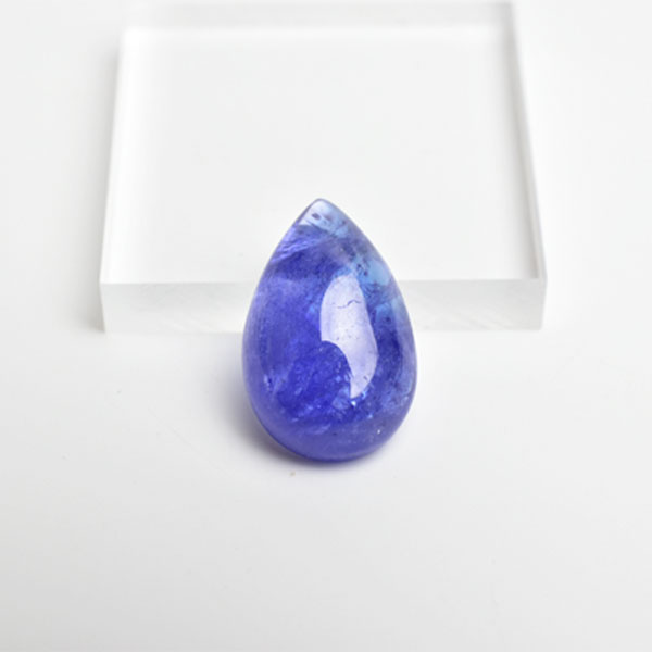 タンザナイト　ルース　カボション　ブルーゾイサイト　ハンドメイド　アクセサリー　素材　誕生石　パワーストーン