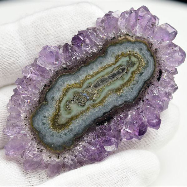 アメジストクラスター　フラワーアメジスト　スライス　紫水晶　原石　ウルグアイ産　浄化　天然石　パワーストーン