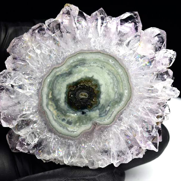 ウルグアイ産　アメジスト　フラワーアメジスト　スタラクタイト　スライス　紫水晶　浄化　パワーストーン