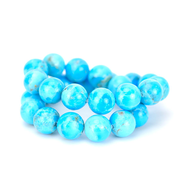 天然　ターコイズ　キングマン　トルコ石　数珠　ブレスレット　Turquoise　アクセサリー　天然石　パワーストーン