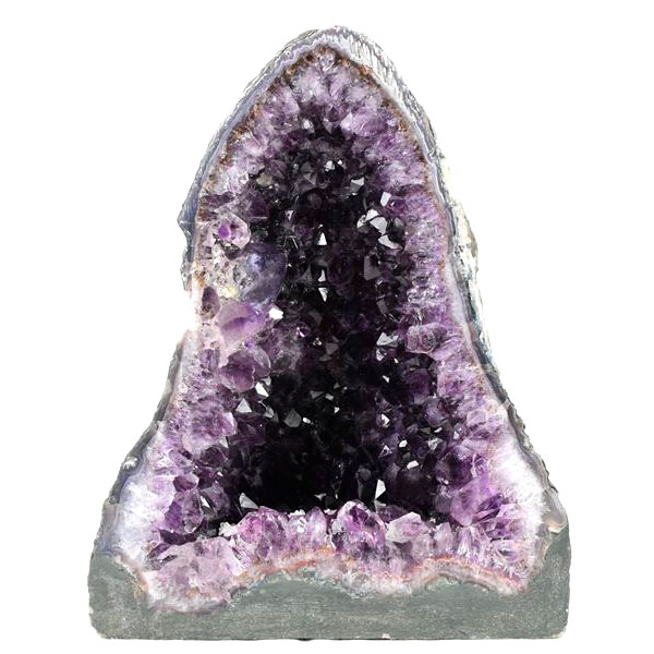 アメジストドーム　ナチュラル　加工無し　ブラジル産　紫水晶　置物　原石　魔除け　厄除け　インテリア　パワーストーン