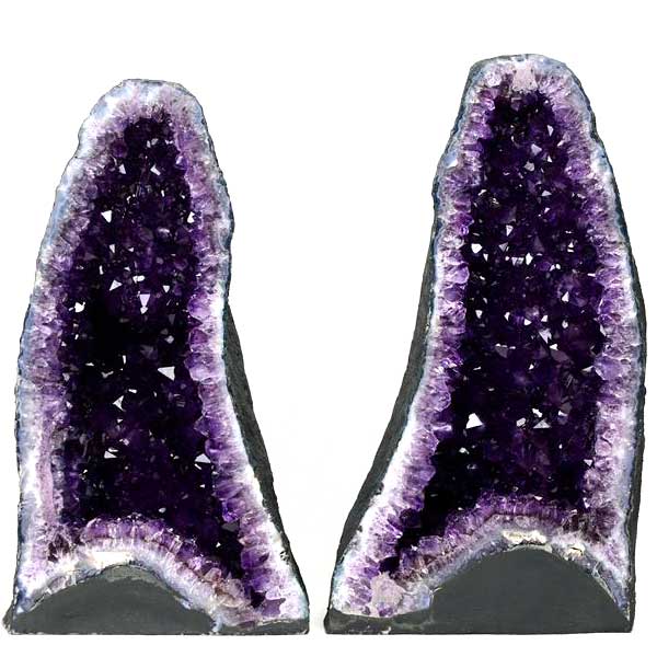アメジストドーム　ペアドーム　対　ブラジル産　紫水晶　置物　原石　開運　浄化　インテリア　天然石　パワーストーン