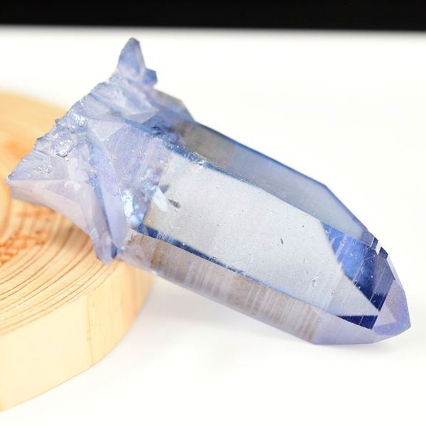アクアオーラ　スカイブルーオーラ　アーカンソー　水晶　タンザンオーラ　オーラクォーツ　蒸着水晶　原石