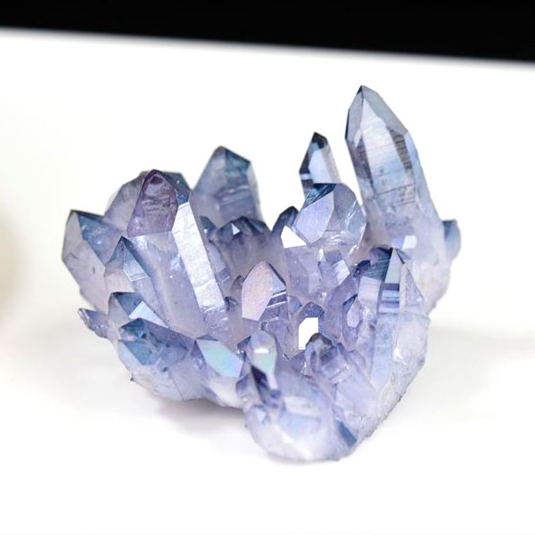 アクアオーラ　スカイブルーオーラ　アーカンソー　水晶　タンザンオーラ　オーラクォーツ　蒸着水晶　原石