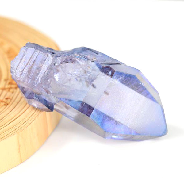 アクアオーラ　スカイブルーオーラ　アーカンソー　水晶　タンザンオーラ　オーラクォーツ　蒸着水晶　原石