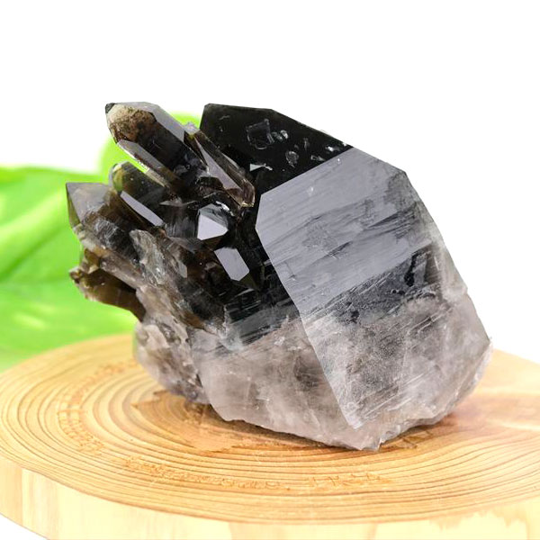 アーカンソー産　黒水晶　クラスター　スモーキークォーツ　煙水晶　アーカンソー水晶　結晶　原石　パワーストーン