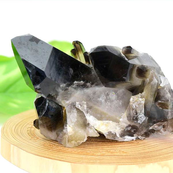 天然石　アーカンソー産　水晶クラスター アーカンソー産水晶・ゴールデンヒーラー・黒水晶｜クラスター｜鉱物