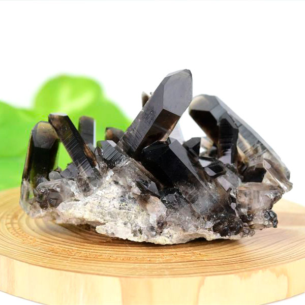 アーカンソー産水晶・ゴールデンヒーラー・黒水晶｜クラスター｜鉱物