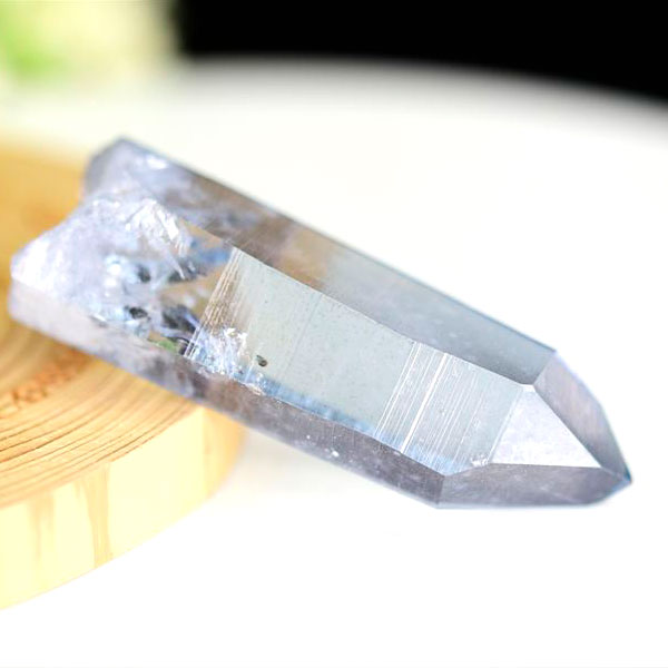 アクアオーラ スカイブルーオーラ アーカンソー 水晶 タンザンオーラ オーラクォーツ 蒸着水晶 ポイント 単結晶 原石