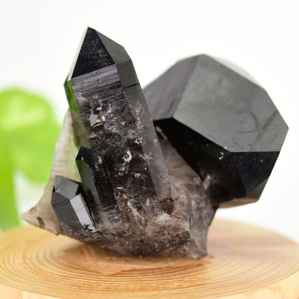アーカンソー産　黒水晶　クラスター　スモーキークォーツ　煙水晶　アーカンソー州産水晶　結晶　原石　パワーストーン