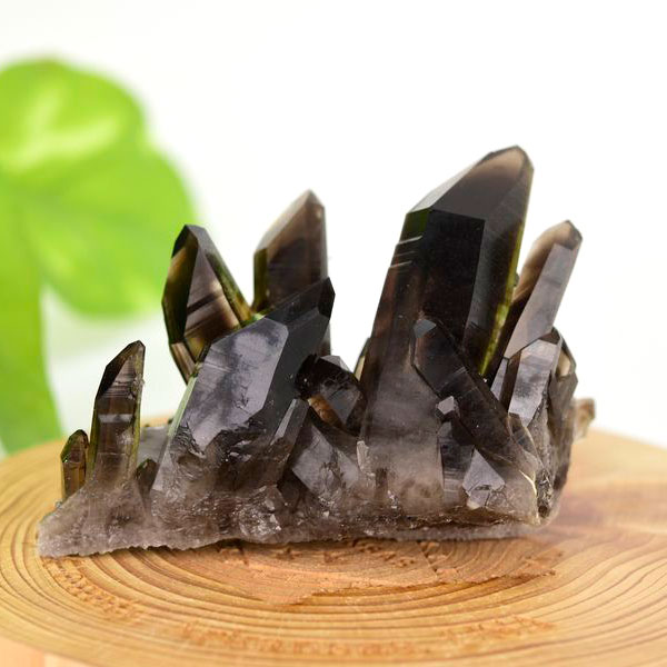 アーカンソー産　黒水晶　クラスター　スモーキークォーツ　煙水晶　アーカンソー州産水晶　結晶　原石　パワーストーン