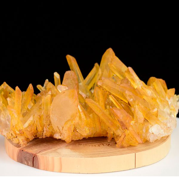 アーカンソー州産　ゴールデンヒーラー　ゴールデンクォーツ　水晶クラスター　原石　浄化　天然石　パワーストーン