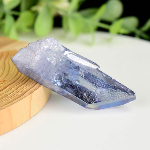 アクアオーラ スカイブルーオーラ アーカンソー 水晶 タンザンオーラ オーラクォーツ 蒸着水晶 ポイント 単結晶 原石